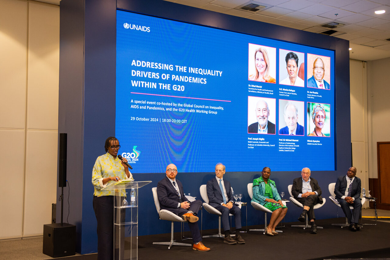 Winnie Byanyima, diretora executiva do UNAIDS | G20 - Rio de janeiro