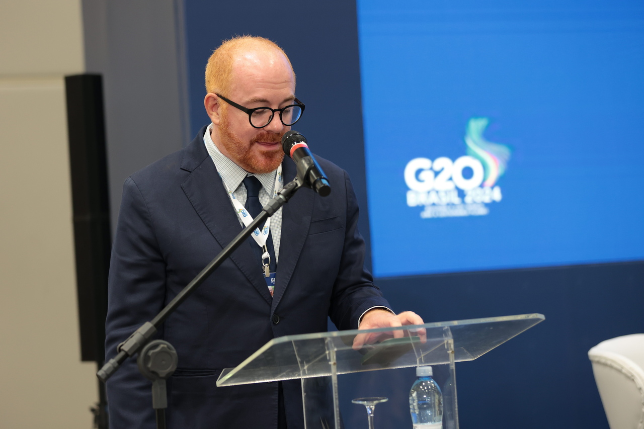 Matthew Kavanagh, diretor de Política Global de Saúde e Iniciativa Política no O'Neill Institute for National &amp; Global Health Law | G20 - Rio de Janeiro