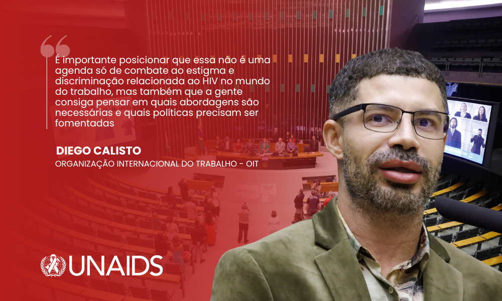 Homenagem ao Dia Mundial de Luta Contra a AIDS. Organização Internacional do Trabalho - OIT, Diego Calisto