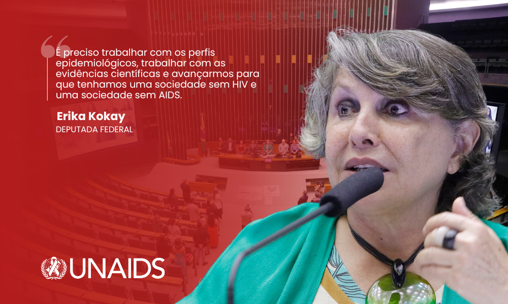 Homenagem ao Dia Mundial de Luta Contra a AIDS. Dep. Erika Kokay.