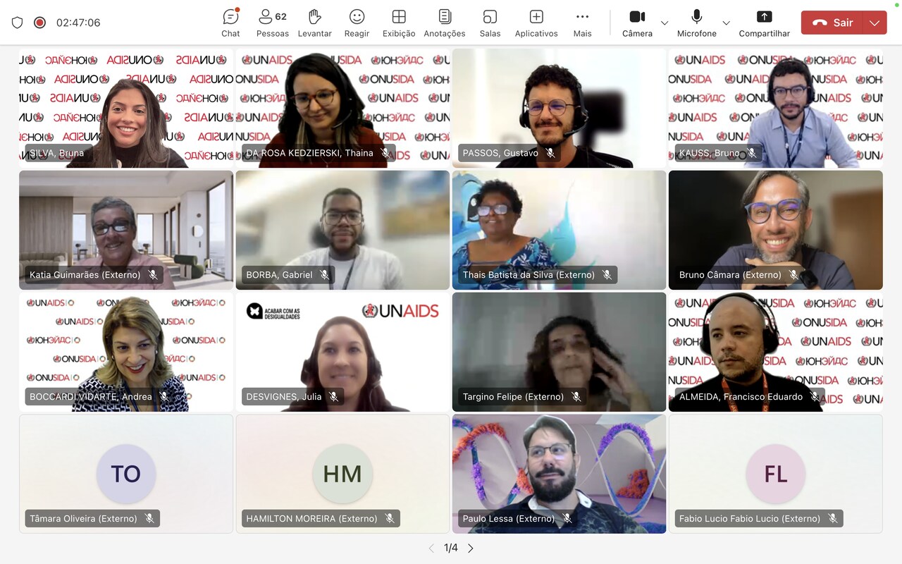 Cerca de 70 pessoas entre academia, governo, agências da ONU, sociedade civil e outras partes interessadas participaram da Consulta Nacional para a nova Estratégia Global de AIDS 2026-2031.
