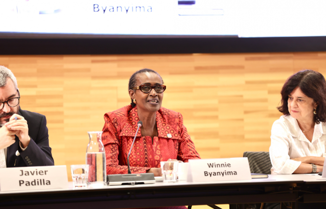 Winnie Byanyima, diretora executiva do UNAIDS 