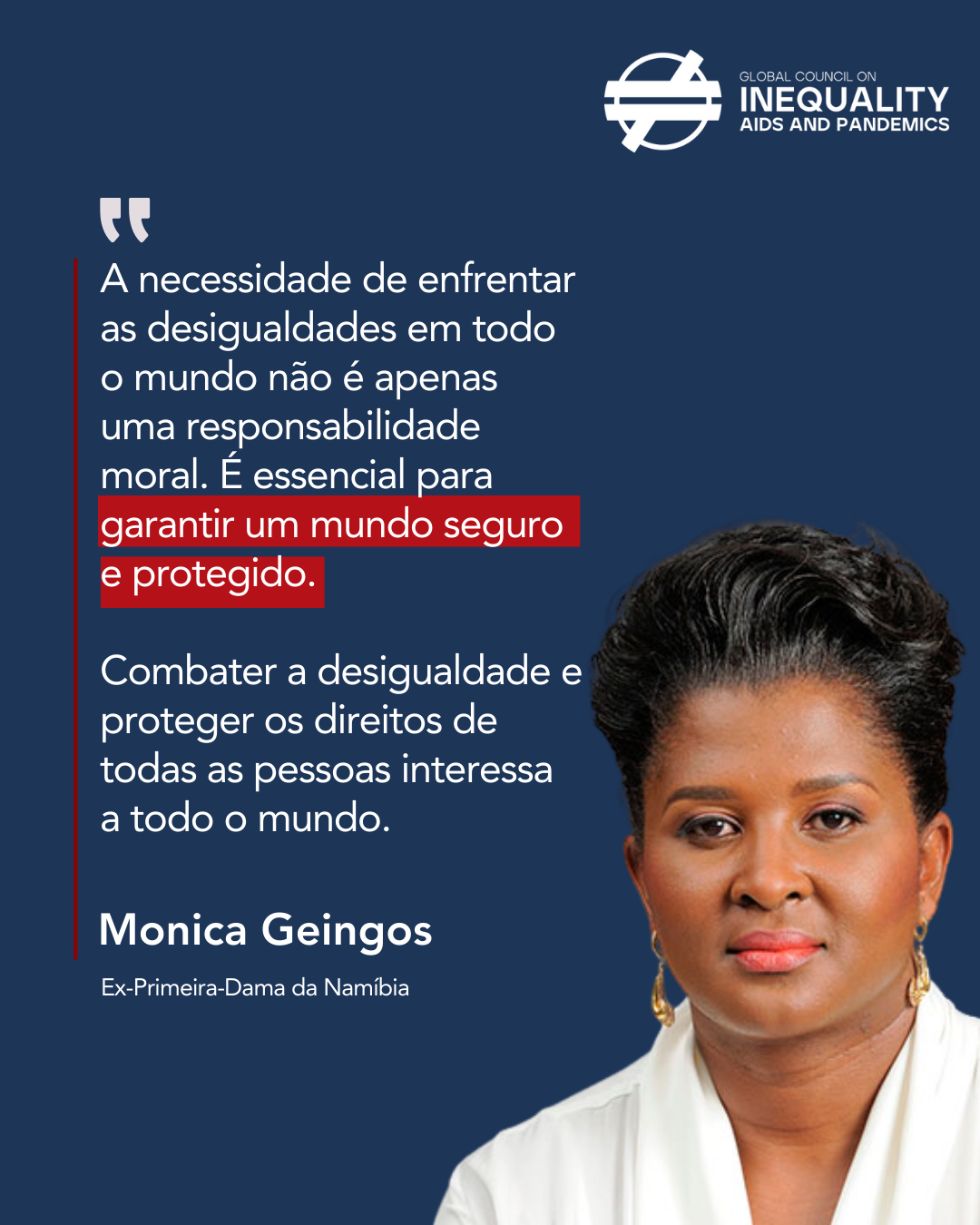 Monica Geingos, ex-primeira-dama da Namíbia